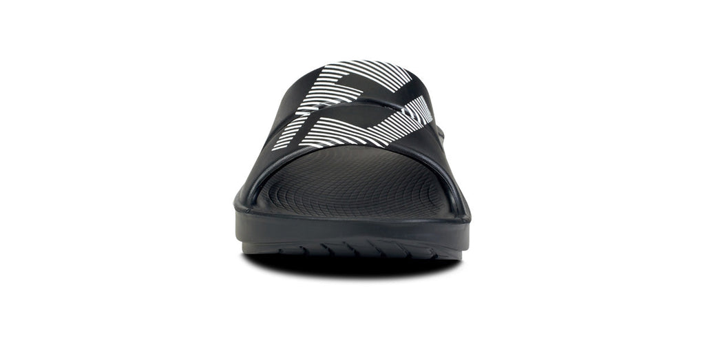 FJ X OOFOS Men's OOahh Sport Slide Sandal - Black