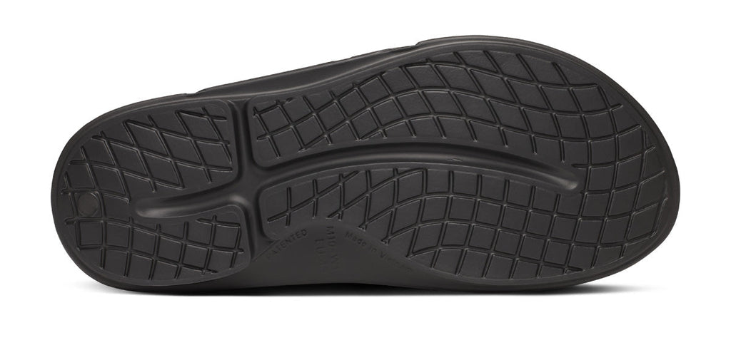 BAUER/OOFOS Men's OOahh Sport Flex Sandal – Black